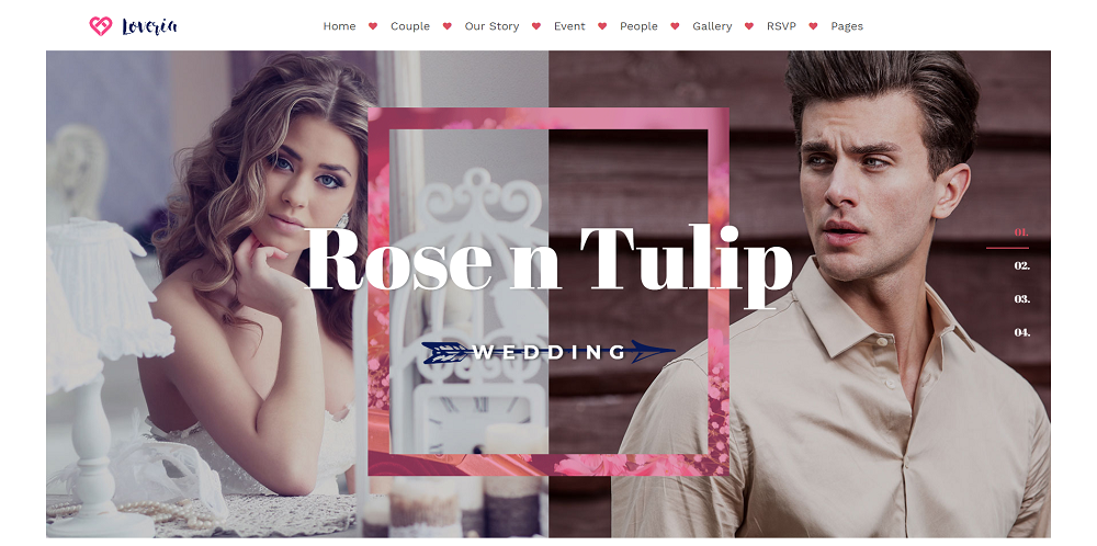 Share 10 giao diện website đám cưới, template wedding cực đẹp