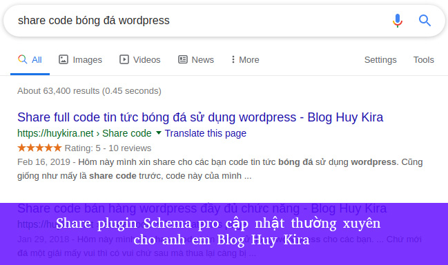 Share plugin Schema pro cập nhật thường xuyên cho anh em Blog Huy Kira