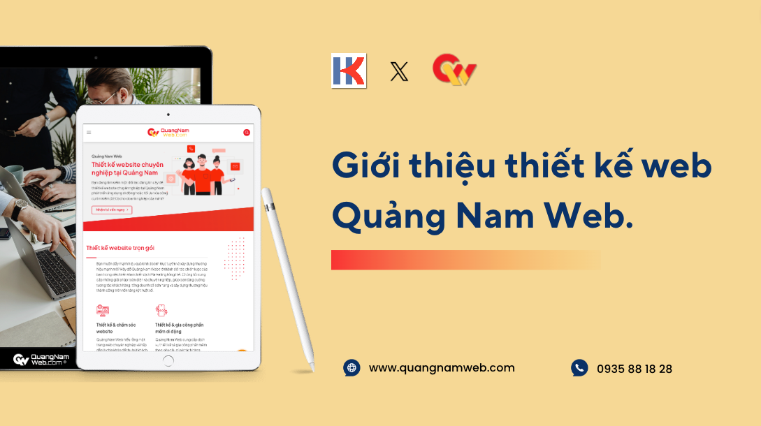 Giới thiệu thiết kế web Quảng Nam Web - quangnamweb.com